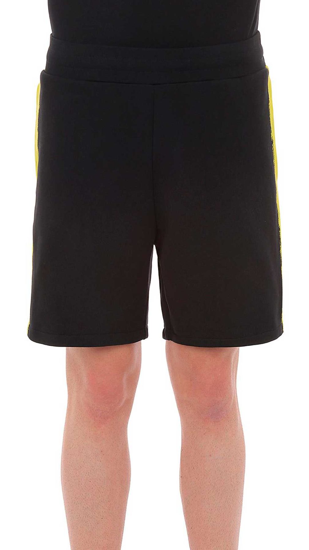 Pantalón corto Moschino bandas laterales con efecto pintado a mano.