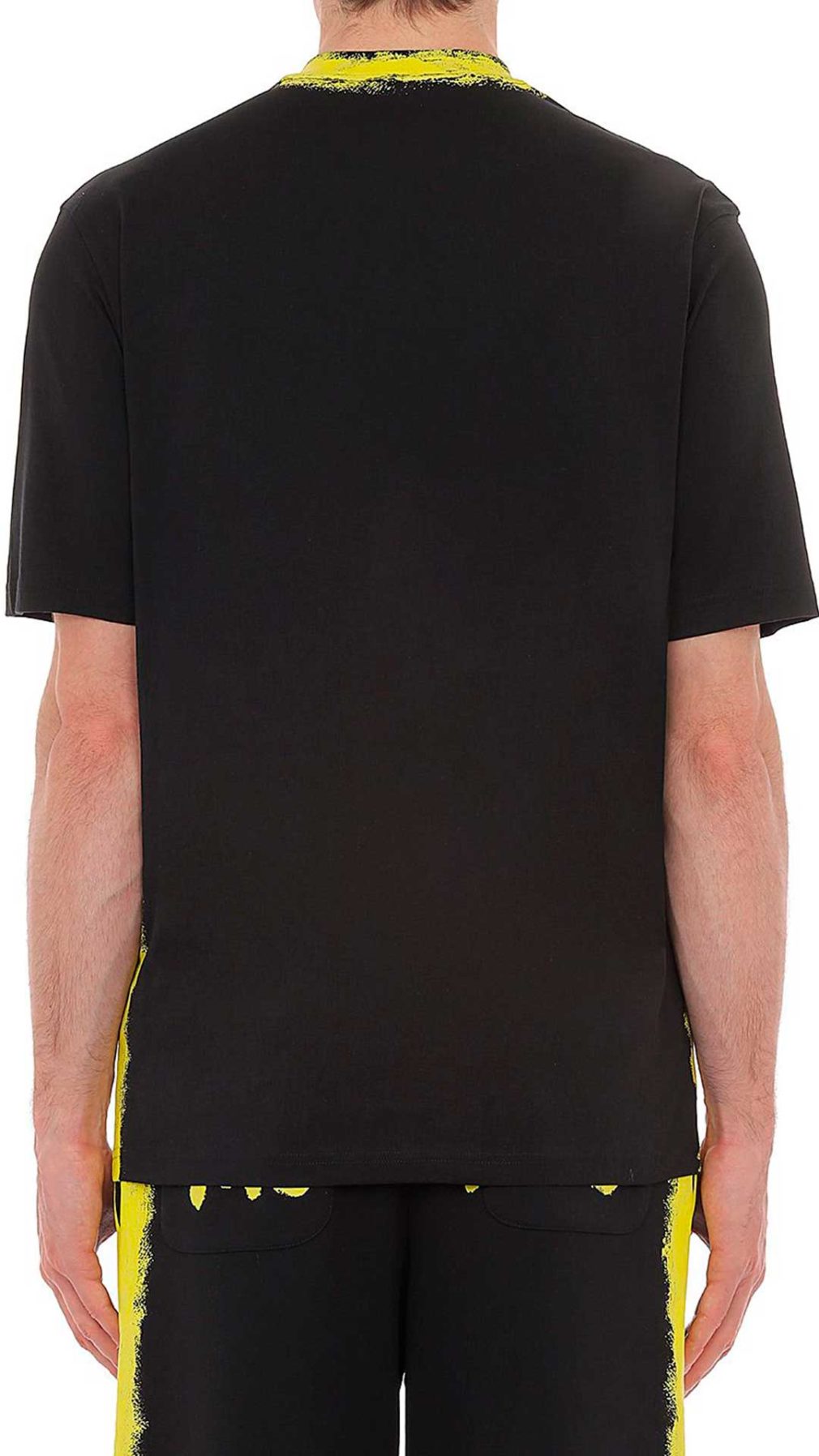 Camiseta Moschino con logo estampado de efecto pintado a mano
