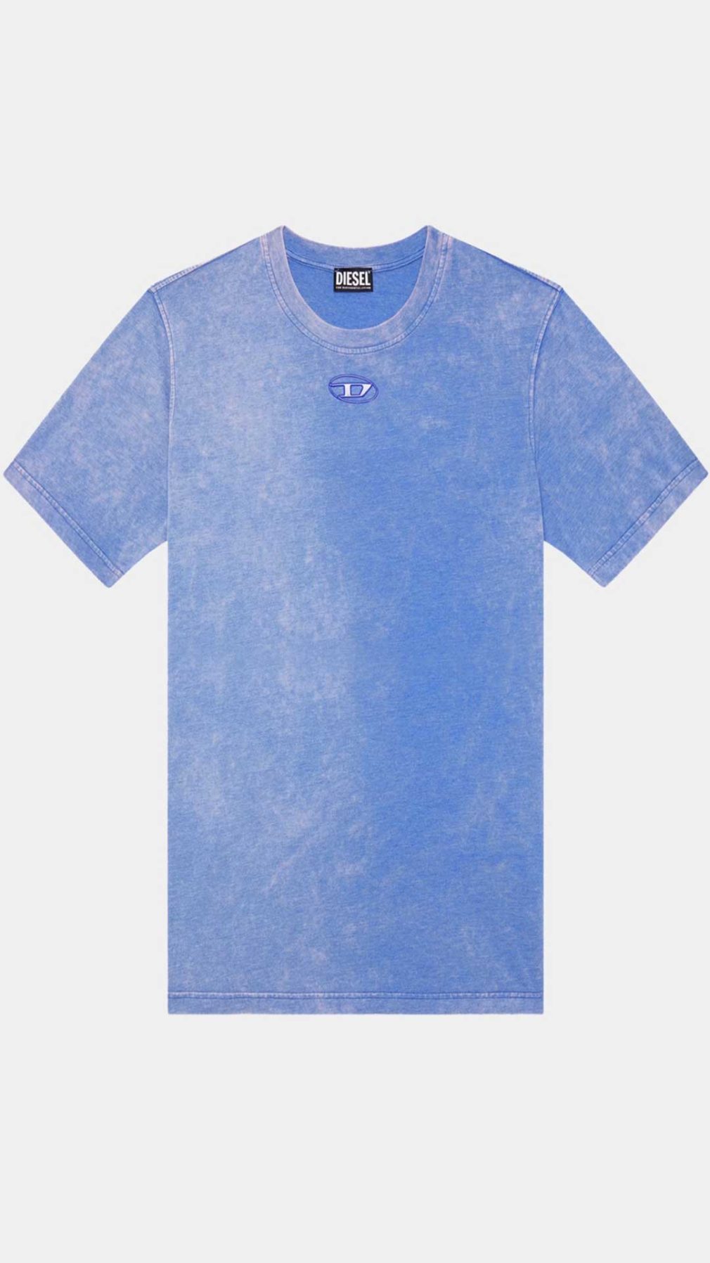 Camiseta Diesel con logotipo en relieve