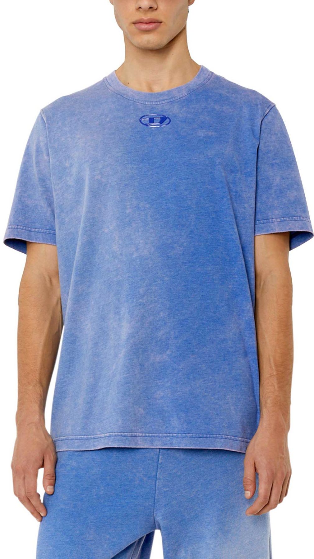 Camiseta Diesel con logotipo en relieve