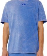 Camiseta Diesel con logotipo en relieve