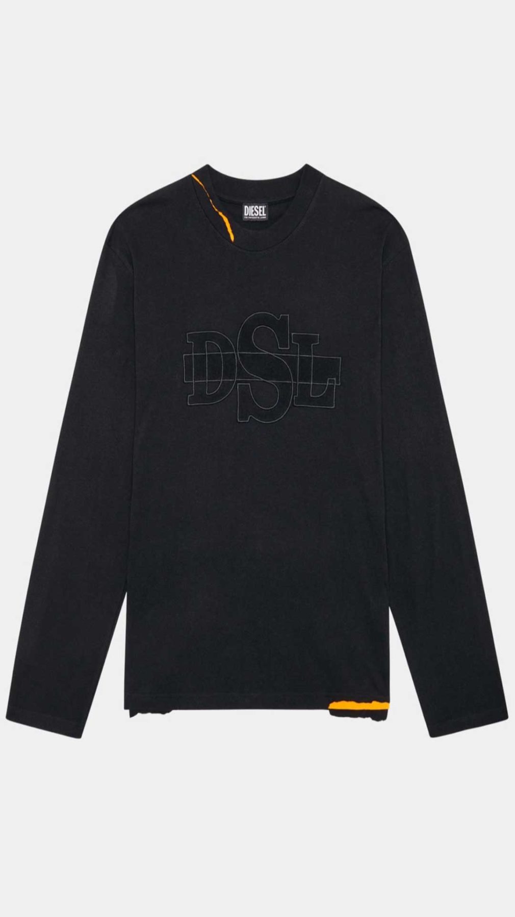 Camiseta Diesel manga larga con logotipo