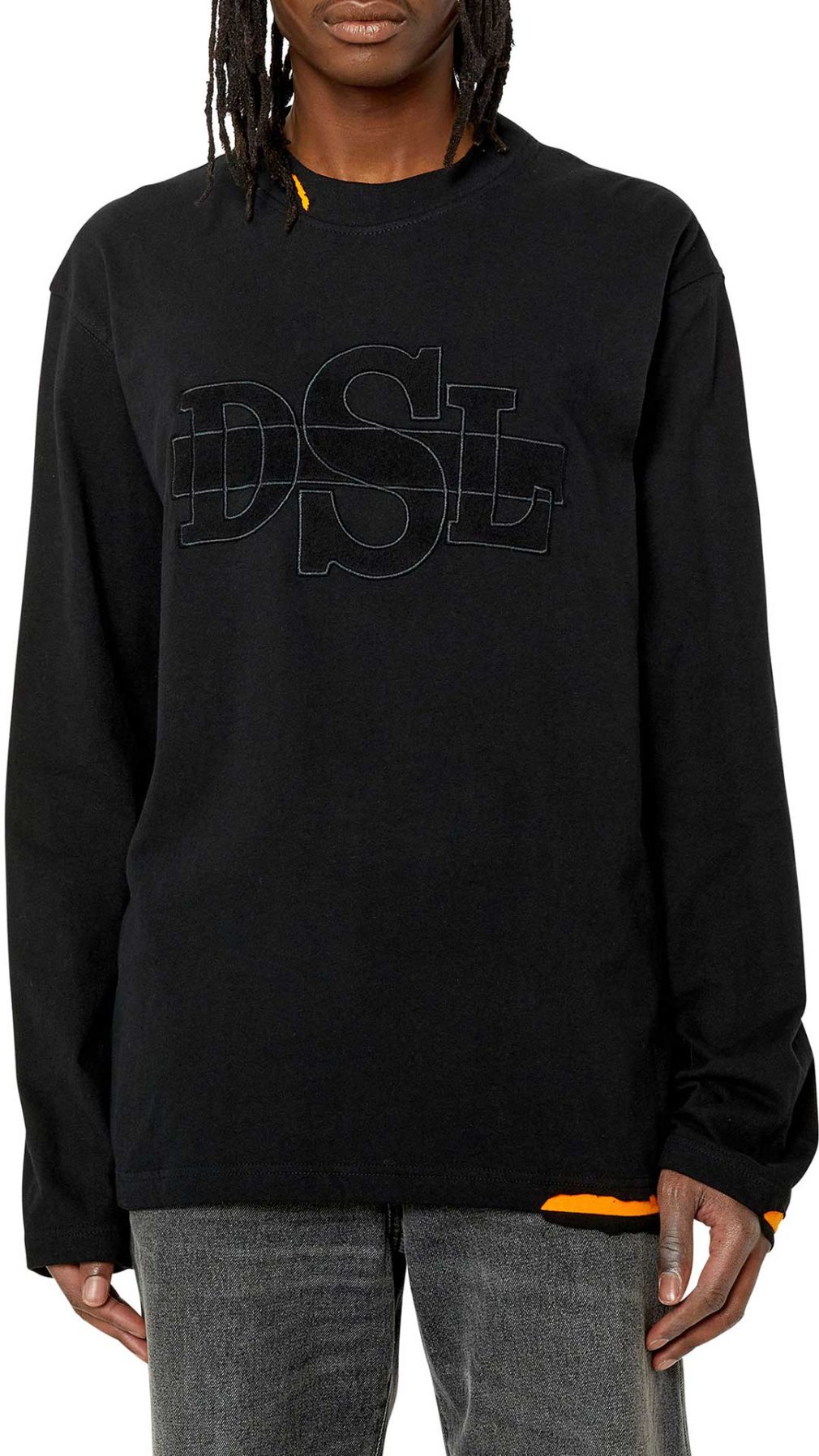 Camiseta Diesel manga larga con logotipo
