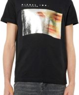 Camiseta Diesel con grafico cara borrosa