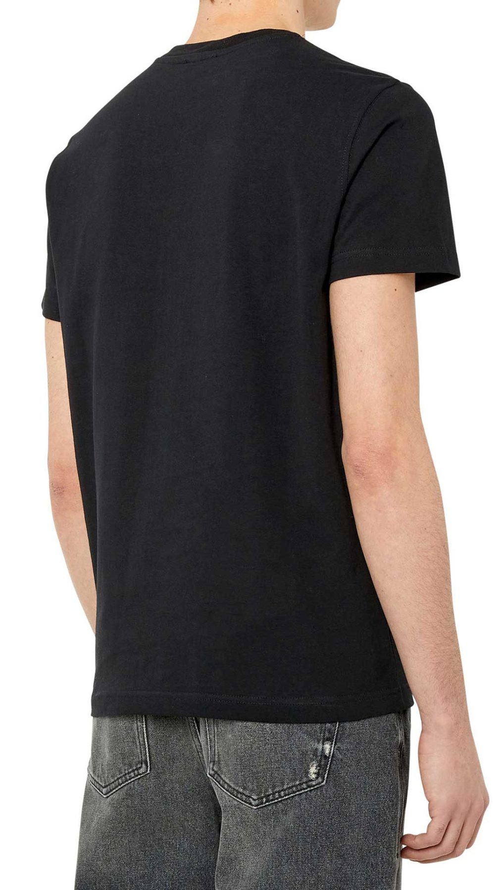 Camiseta Diesel con grafico cara borrosa