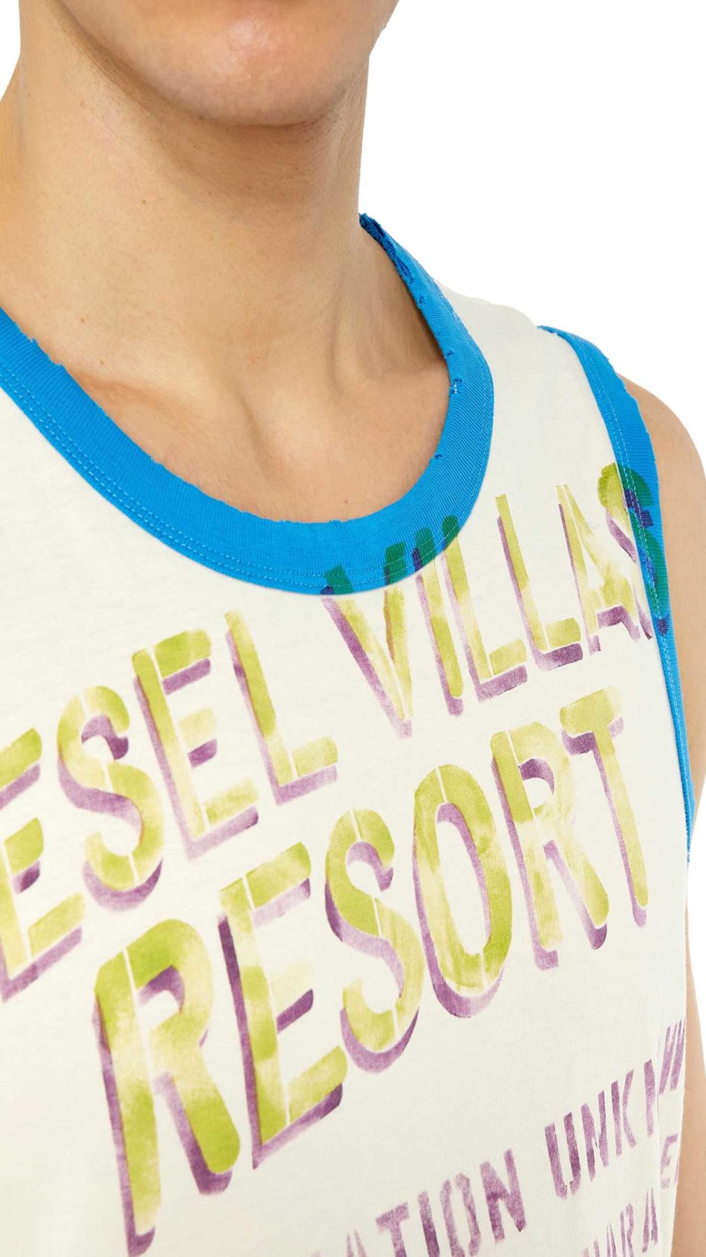 Camiseta Diesel con logotipo estampado