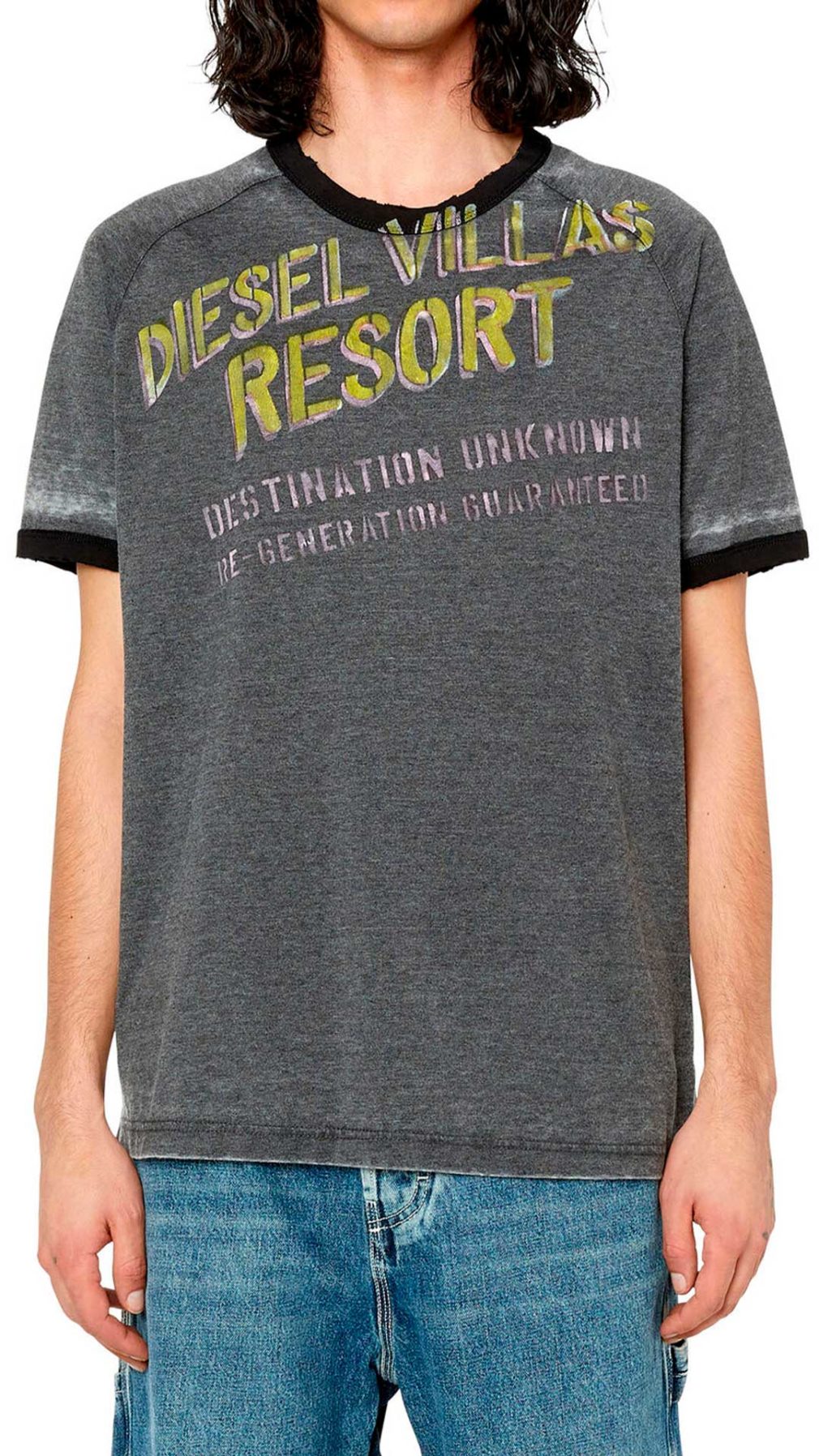 Camiseta Diesel con logo estampado