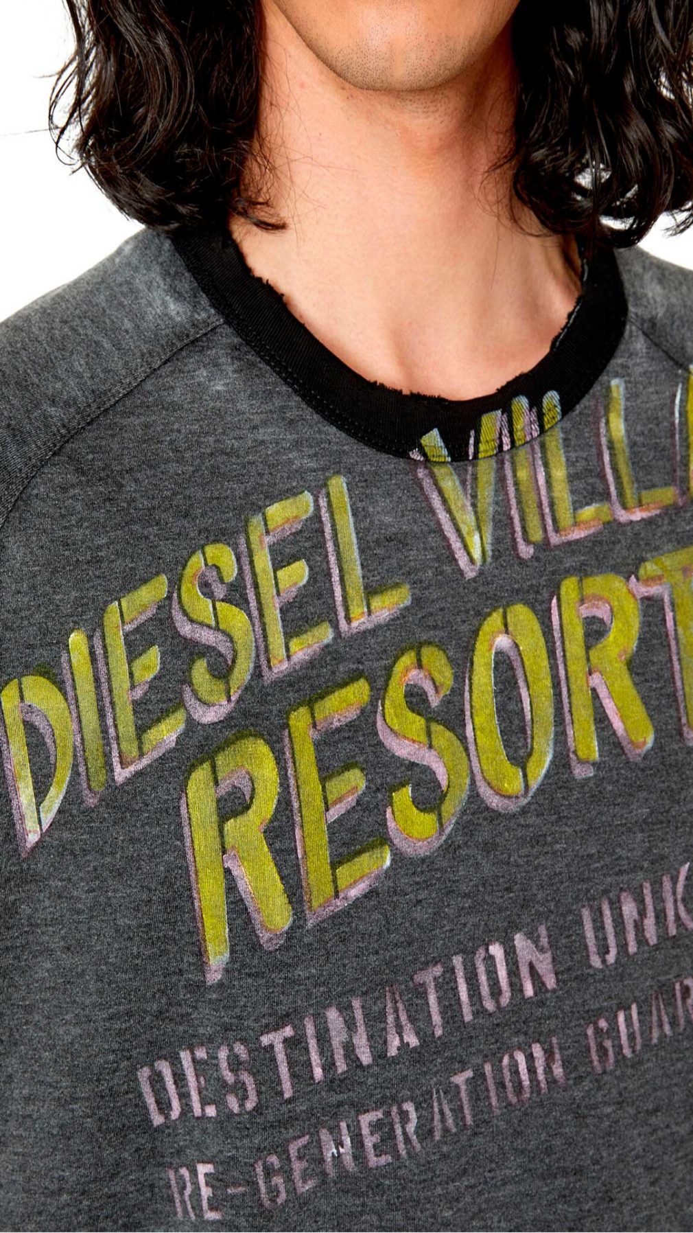 Camiseta Diesel con logo estampado