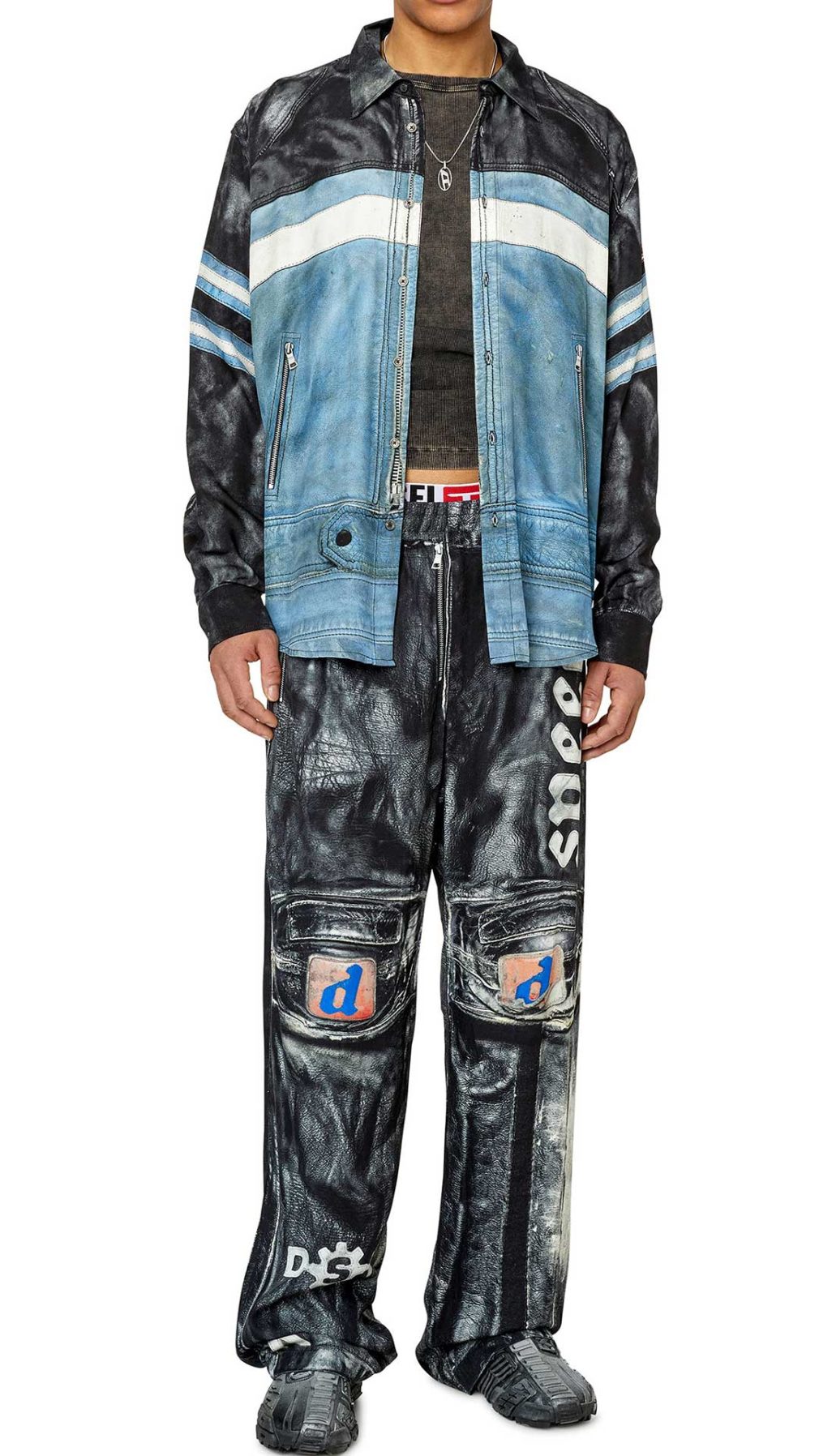 Camisa Diesel estampada