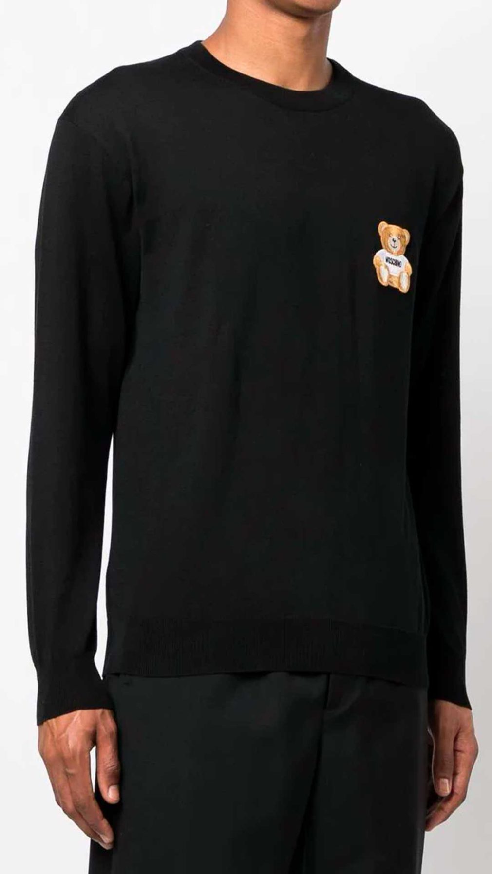 Jersey Moschino con parche Teddy Bear