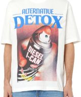 Camiseta Diesel con grafico Alternative Detox