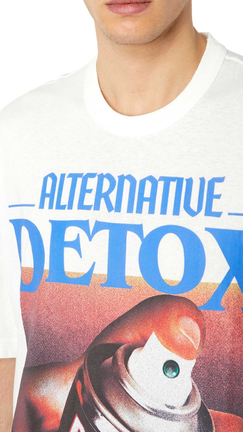 Camiseta Diesel con grafico Alternative Detox