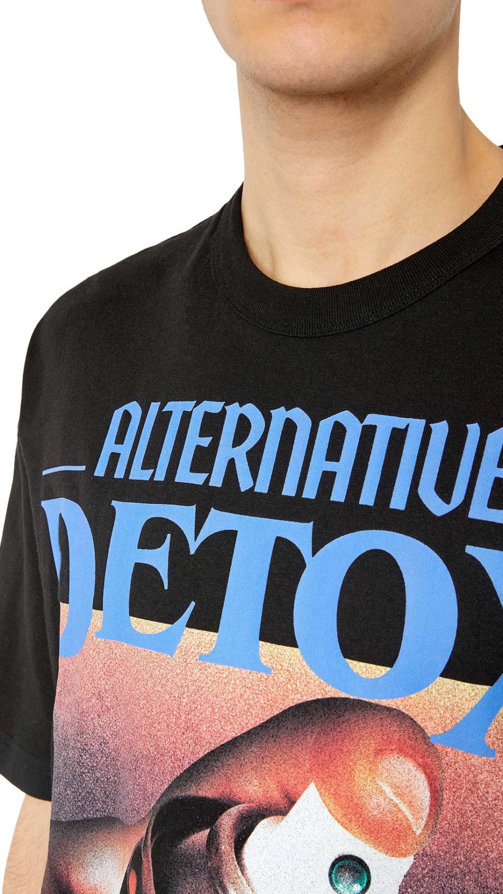 Camiseta Diesel con grafico Alternative Detox