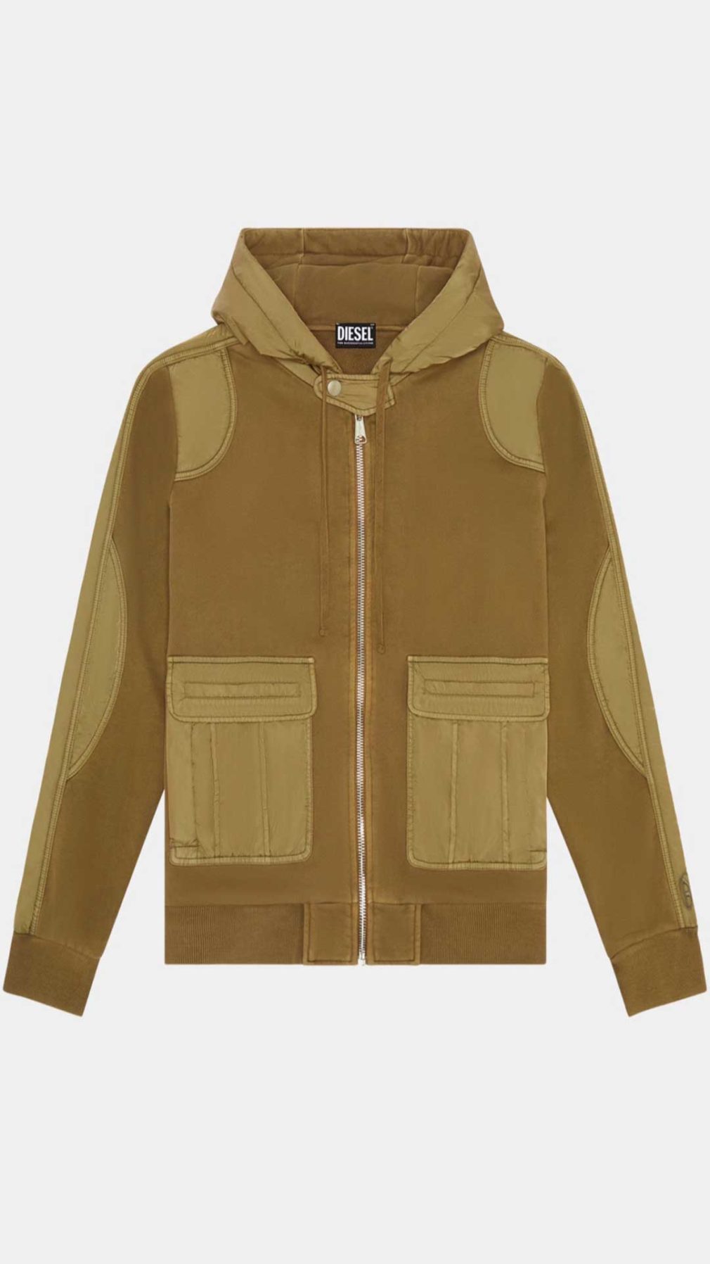 Chaqueta deportiva Diesel con capucha