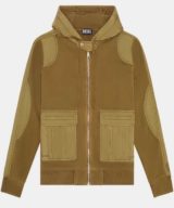 Chaqueta deportiva Diesel con capucha