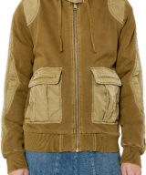 Chaqueta deportiva Diesel con capucha