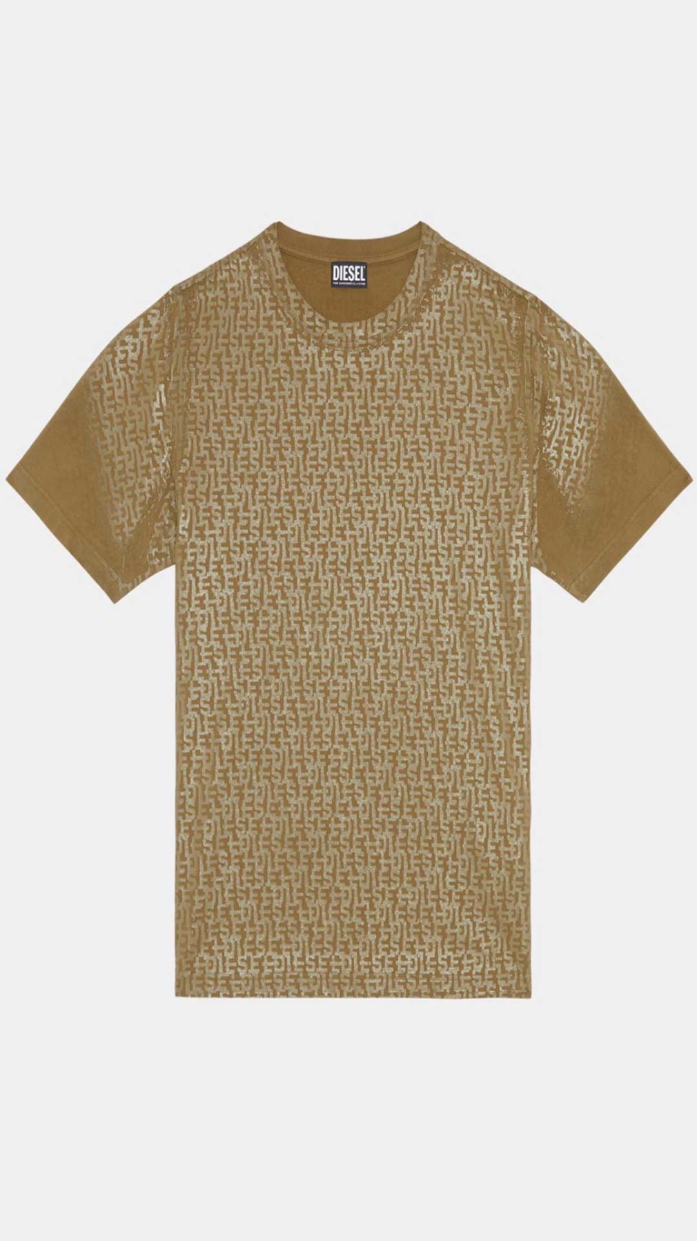 Camiseta con estampado de goma monogram Diesel