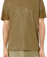 Camiseta con estampado de goma monogram Diesel