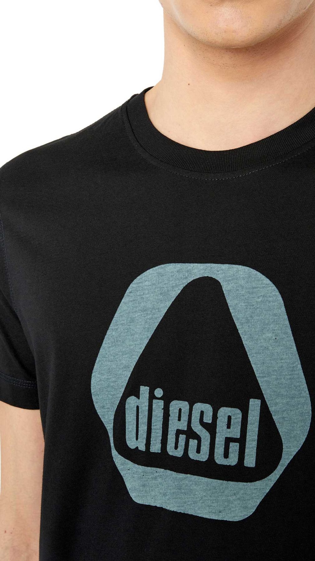 Camiseta Diesel con logotipo estampado