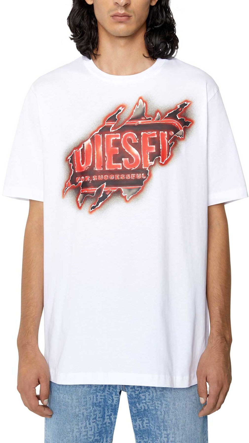 Camiseta Diesel con estampado gráfico del logotipo
