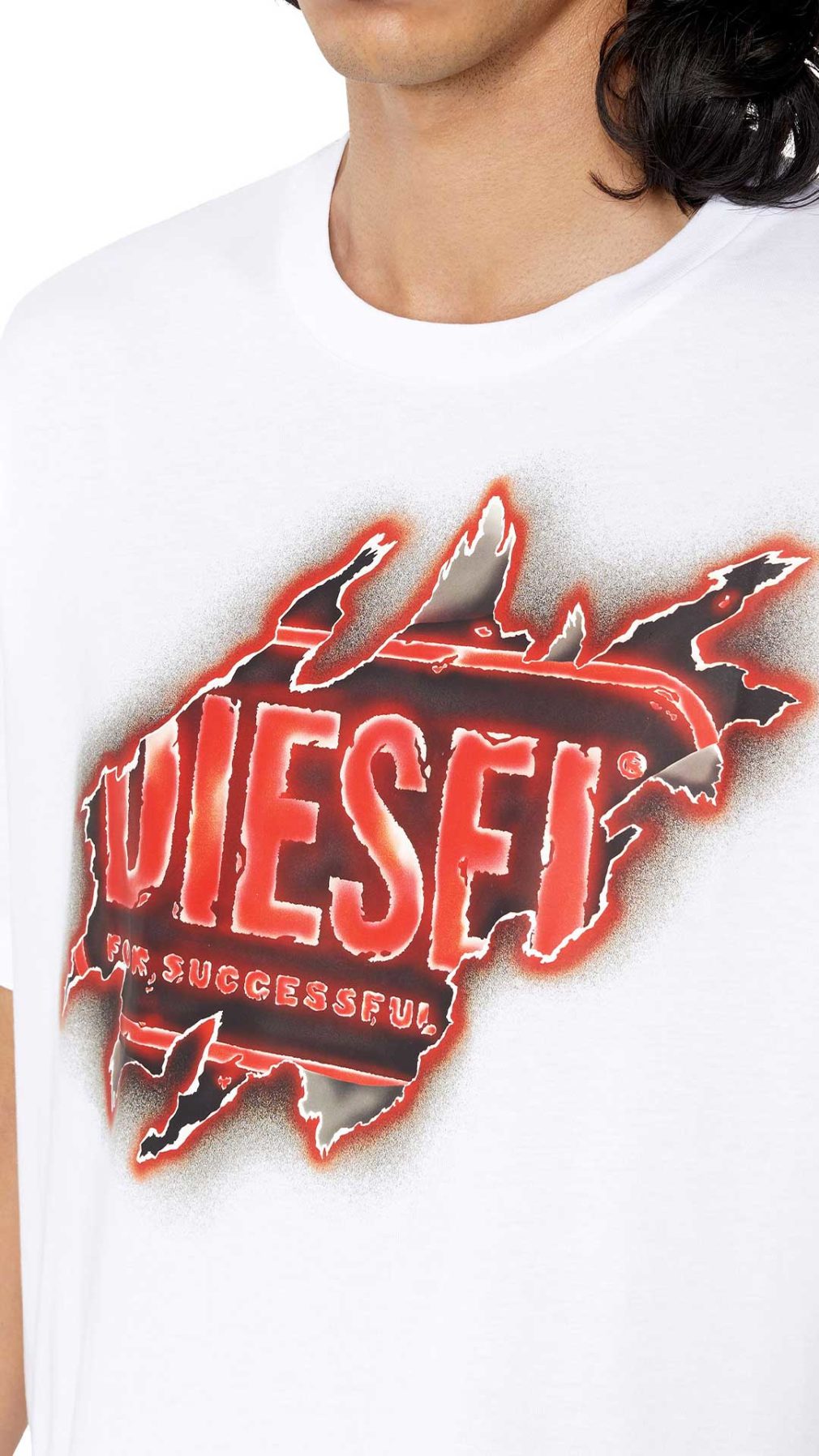 Camiseta Diesel con estampado gráfico del logotipo