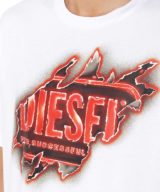 Camiseta Diesel con estampado gráfico del logotipo