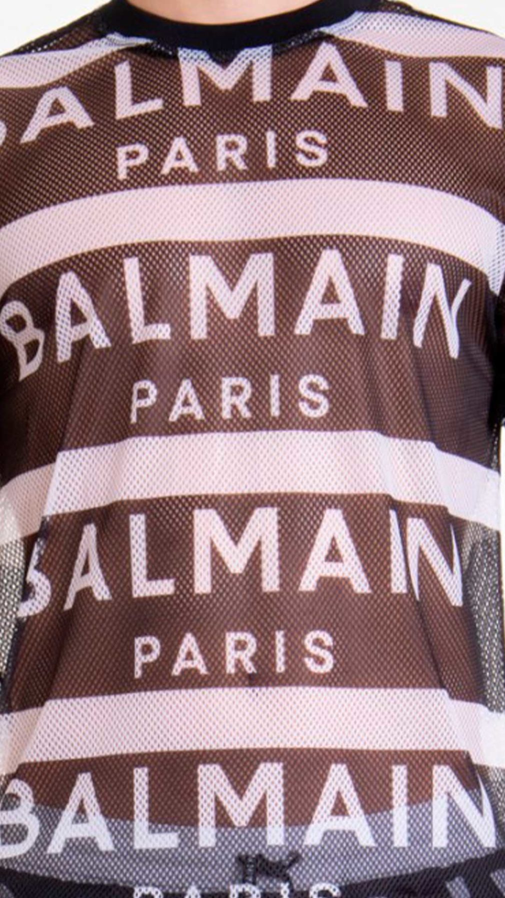 Camiseta Balmain con logo estampado
