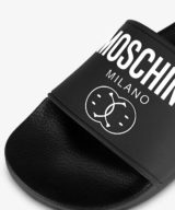 Chancla Moschino con logotipo Double Smiley®