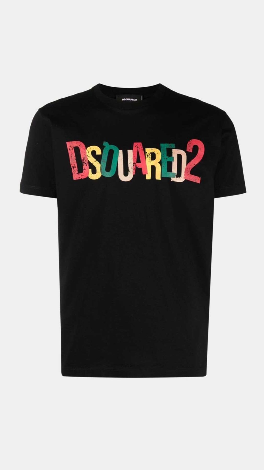 Camiseta Dsquared2 estampado multicolor del logo
