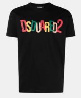Camiseta Dsquared2 estampado multicolor del logo