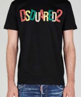 Camiseta Dsquared2 estampado multicolor del logo