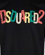 Camiseta Dsquared2 estampado multicolor del logo