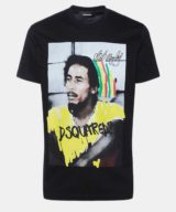 Camiseta Dsquared2 con estampado gráfico Bob Marley