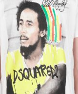 Camiseta Dsquared2 con estampado gráfico Bob Marley