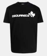 Camiseta Dsquared2 con logo y hoja de Canadá
