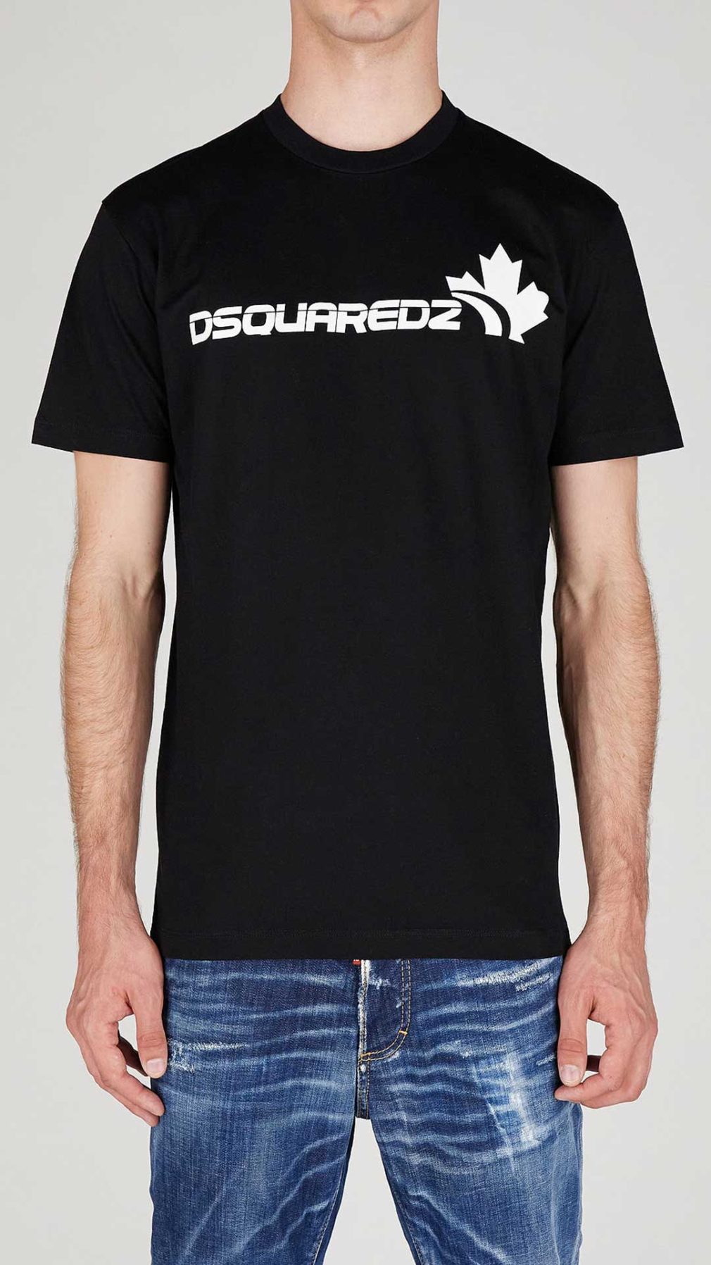 Camiseta Dsquared2 con logo y hoja de Canadá