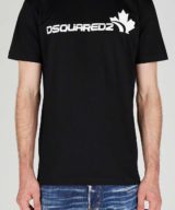 Camiseta Dsquared2 con logo y hoja de Canadá