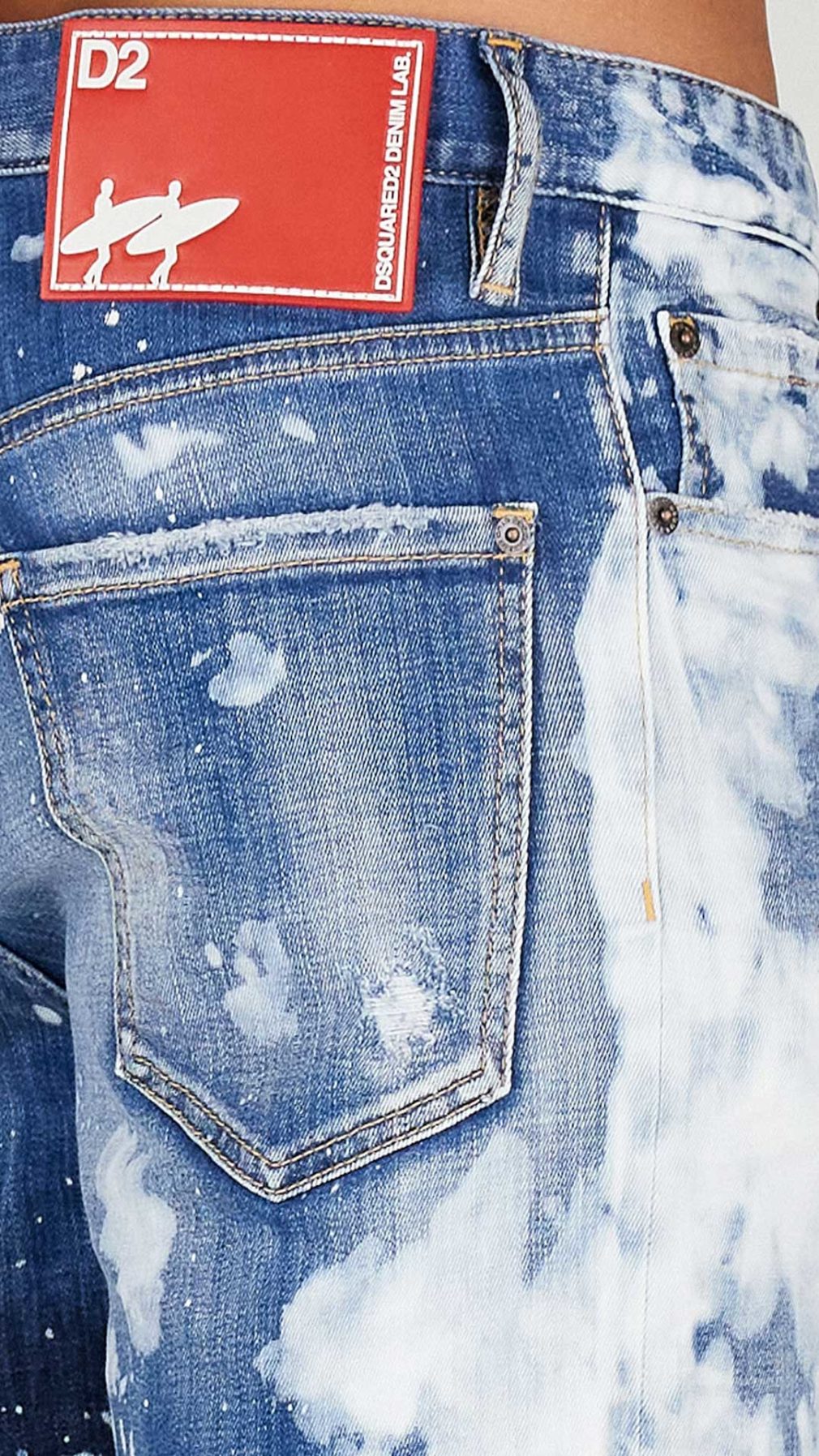 Jeans Marine corto Dsquared2