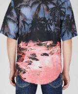 Camisa Cuba Dsquared2 con estampado tropical