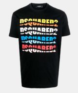 Camiseta Dsquared2 logo multicolor