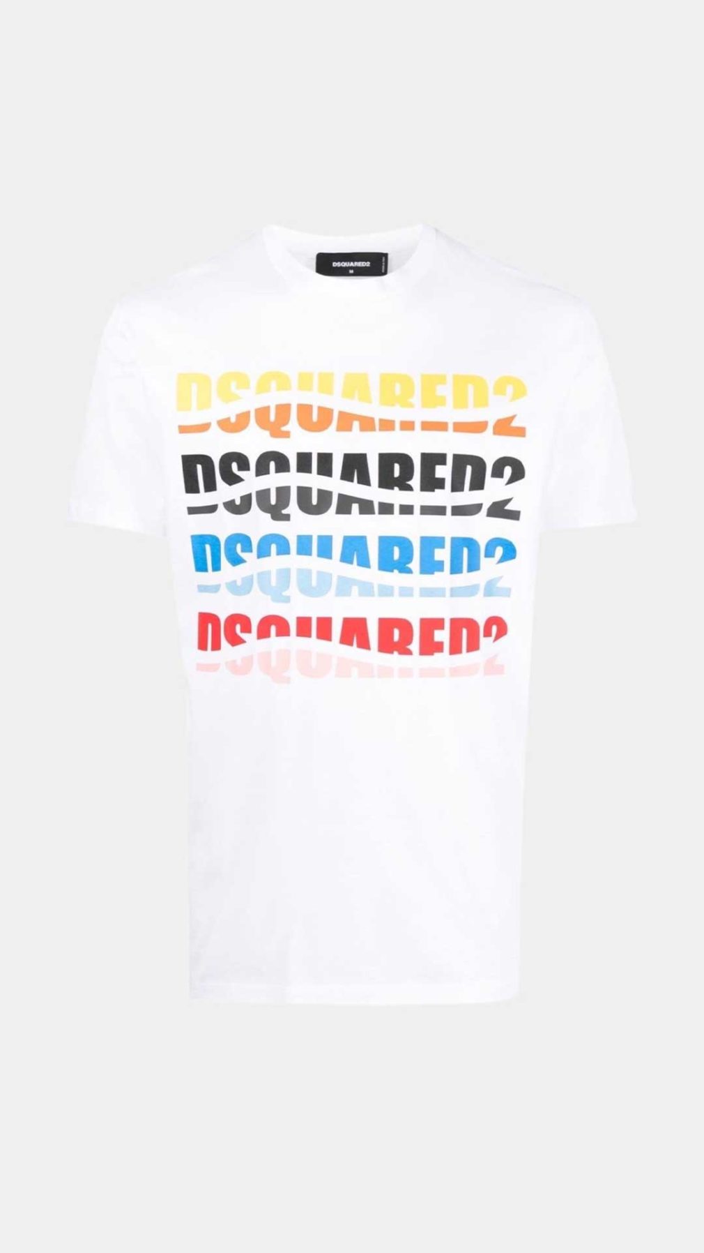 Camiseta Dsquared2 con logo multicolor