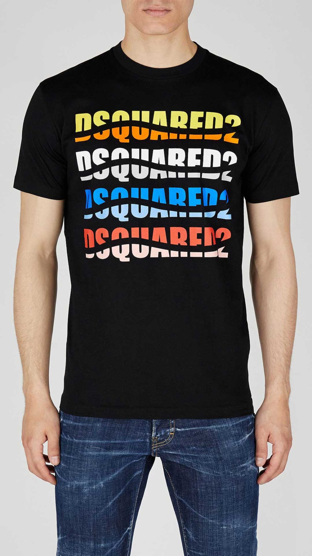 Camiseta Dsquared2 logo multicolor
