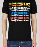 Camiseta Dsquared2 logo multicolor