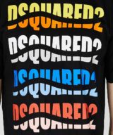 Camiseta Dsquared2 logo multicolor