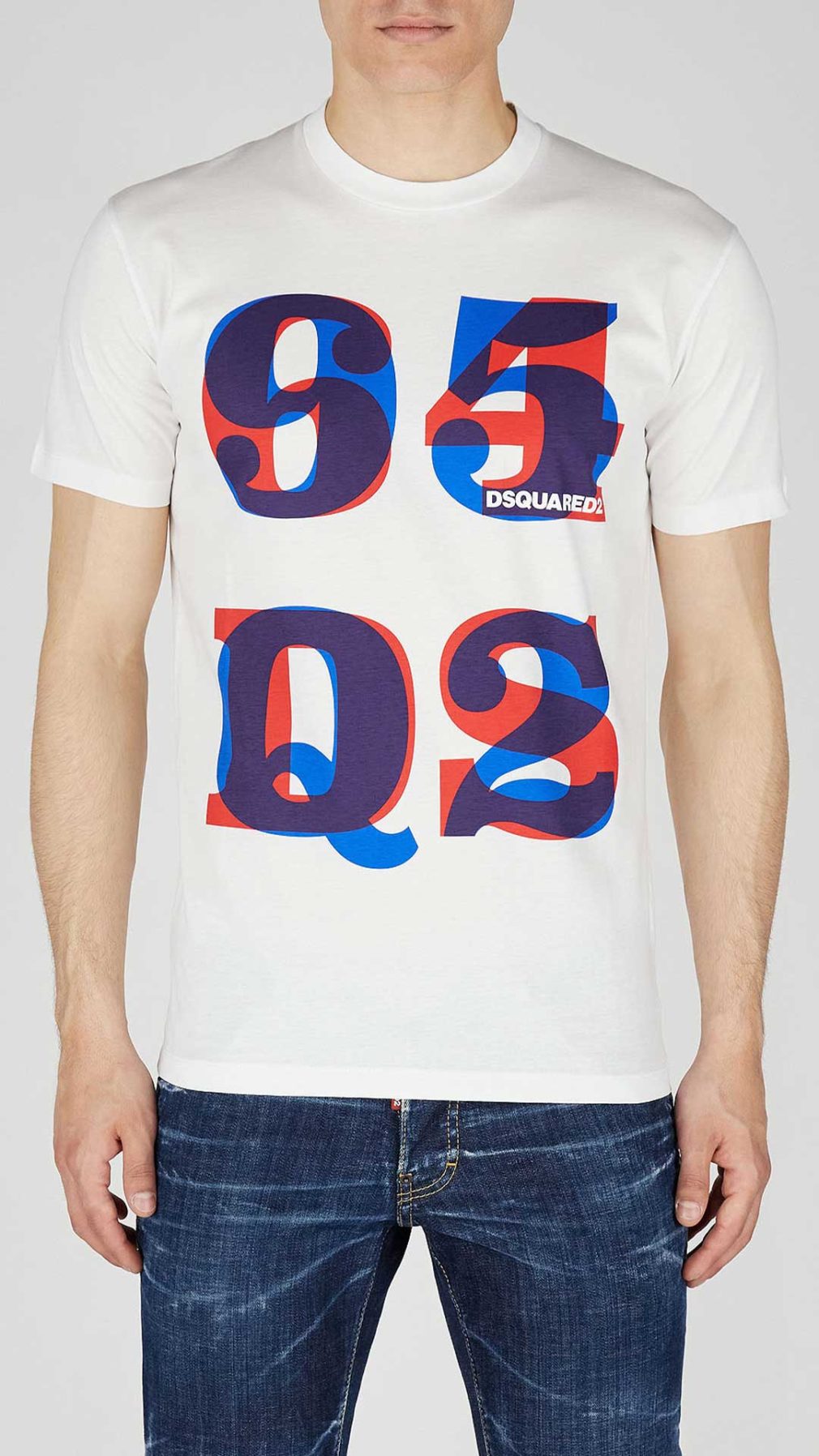 Camiseta Dsquared2 con estampación 6495 DSQ2