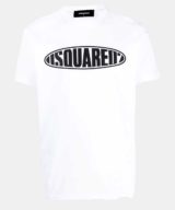 Camiseta Dsquared2 con logo engomado en la parte delantera