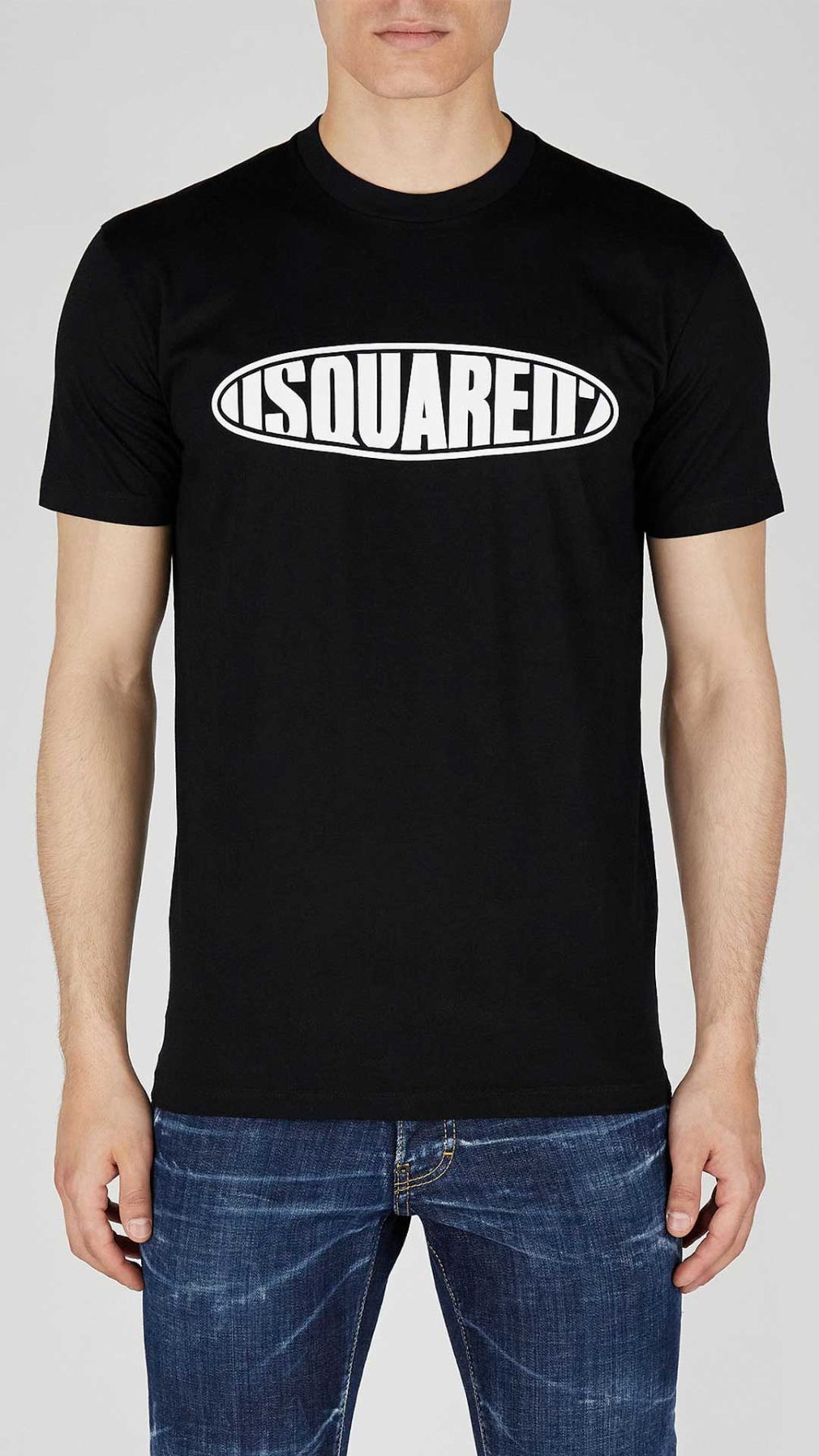 Camiseta Dsquared2 con logo engomado en la parte delantera