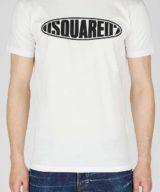 Camiseta Dsquared2 con logo engomado en la parte delantera