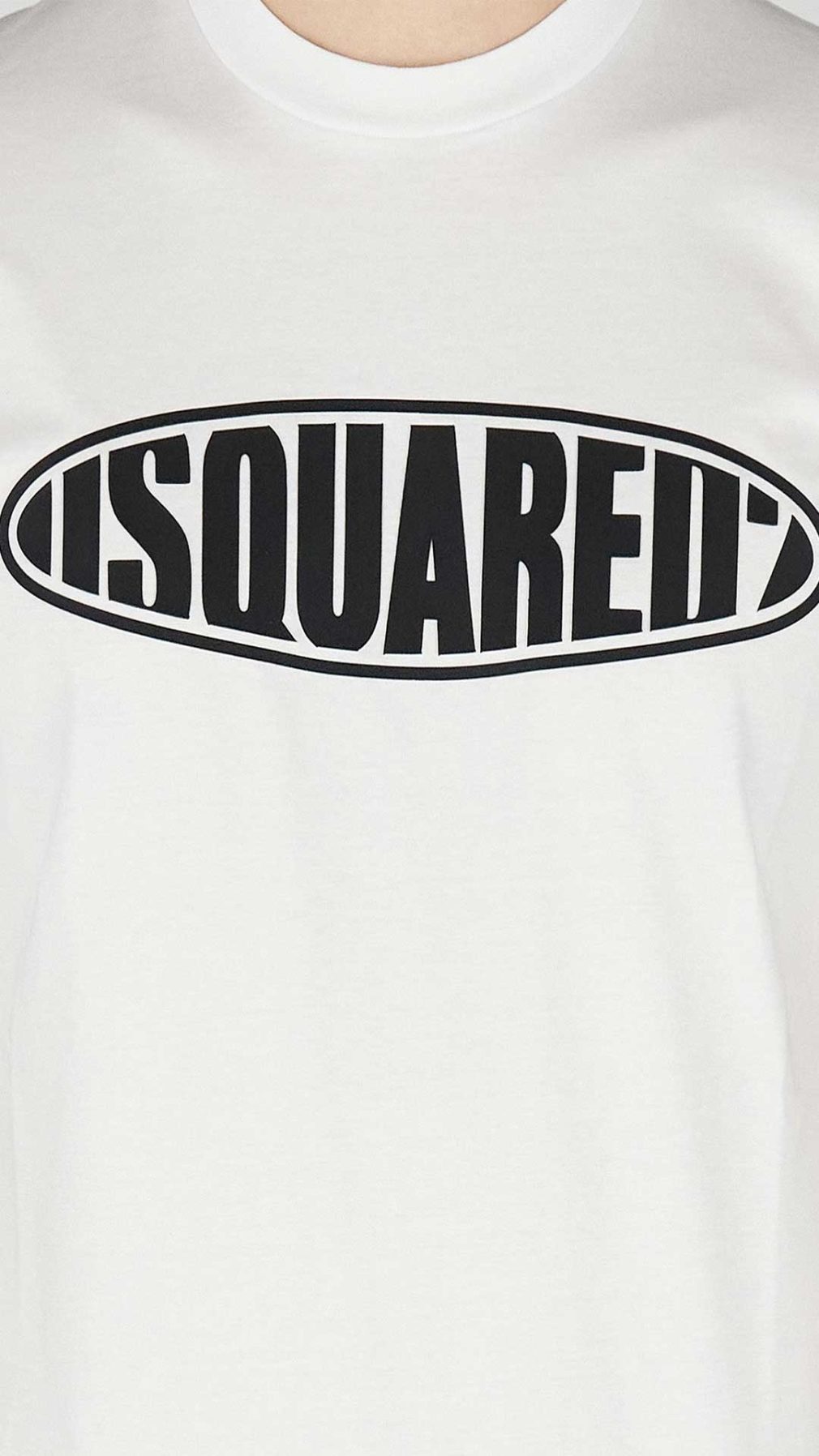 Camiseta Dsquared2 con logo engomado en la parte delantera