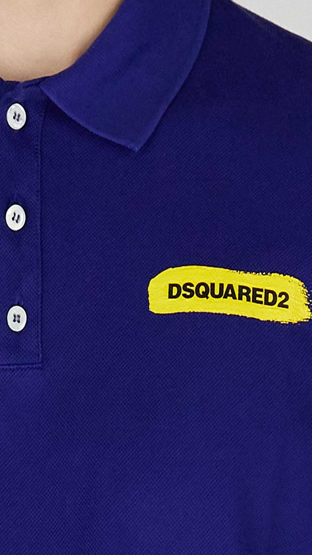 Polo Dsquared2 con logo estampado en el pecho